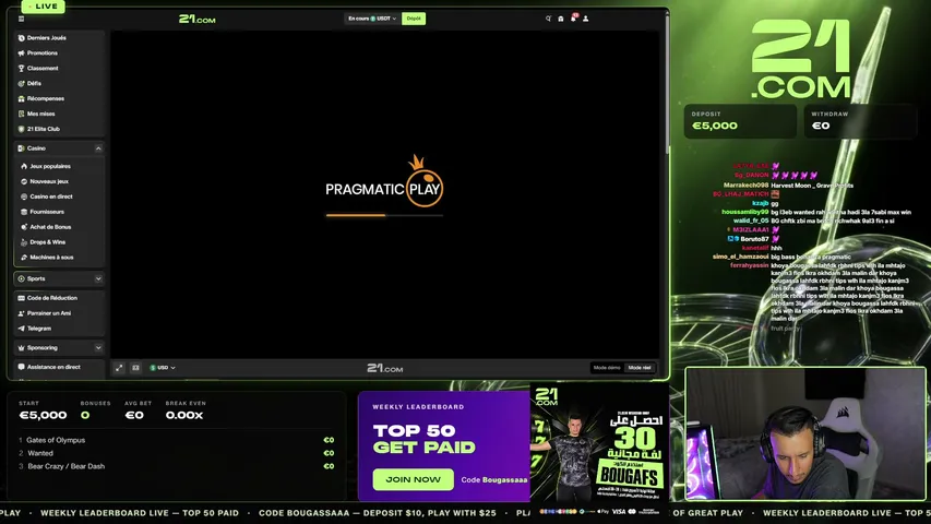 bougassaa playing Slots & Casino - Live Casino Stream