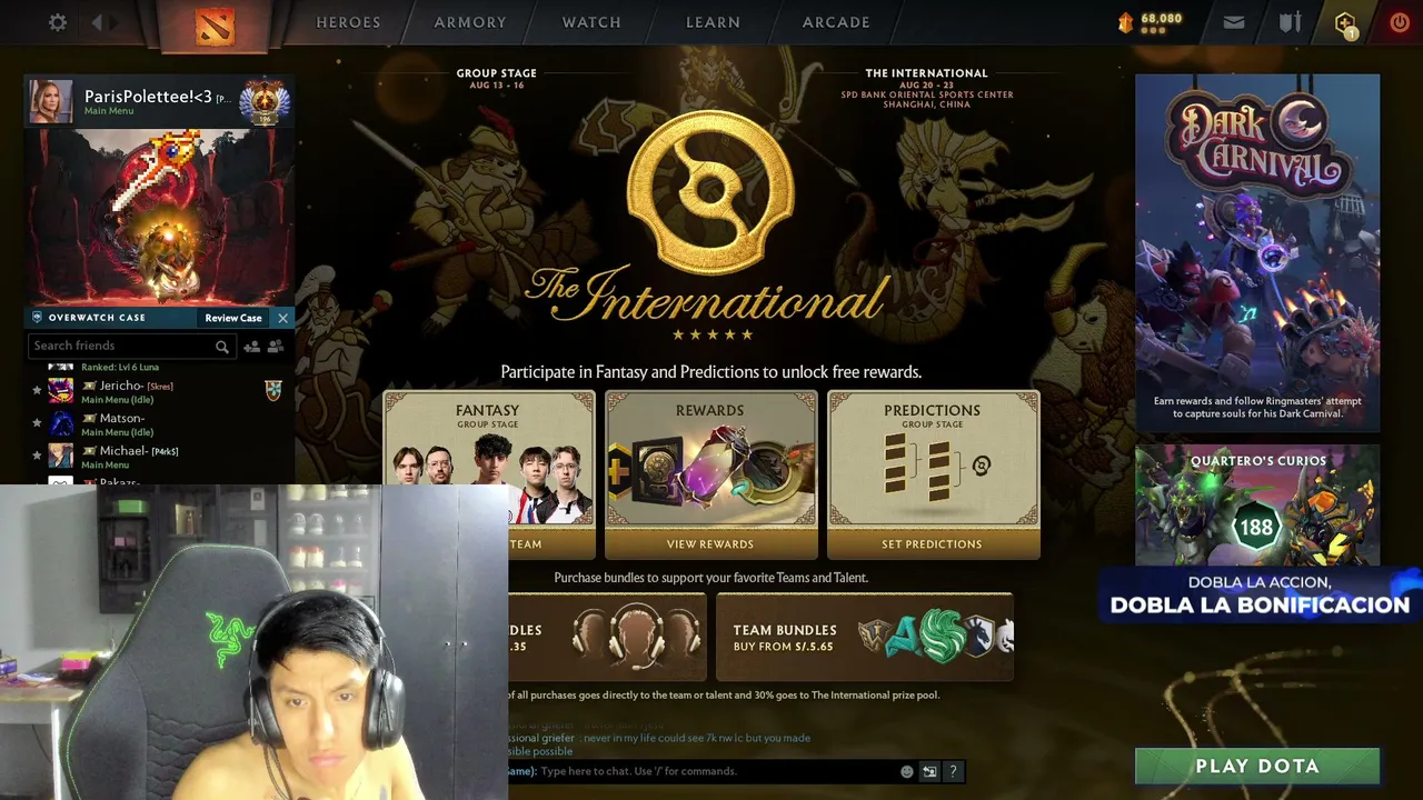 ParkerDota live