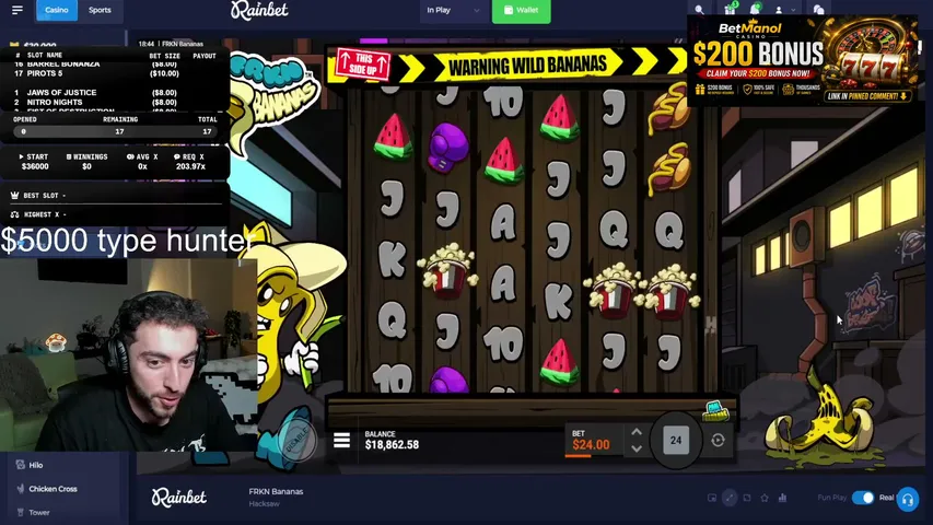 hugoecho playing Slots & Casino - Live Casino Stream