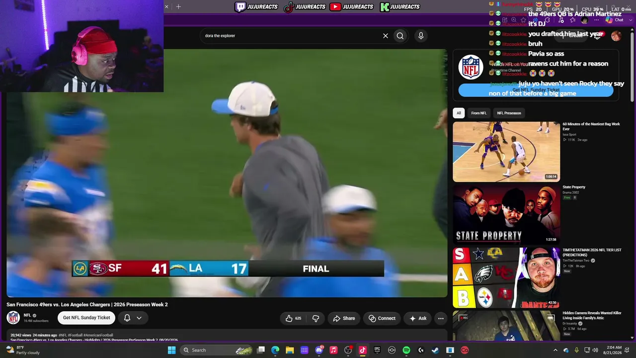 JUJUREACTS live