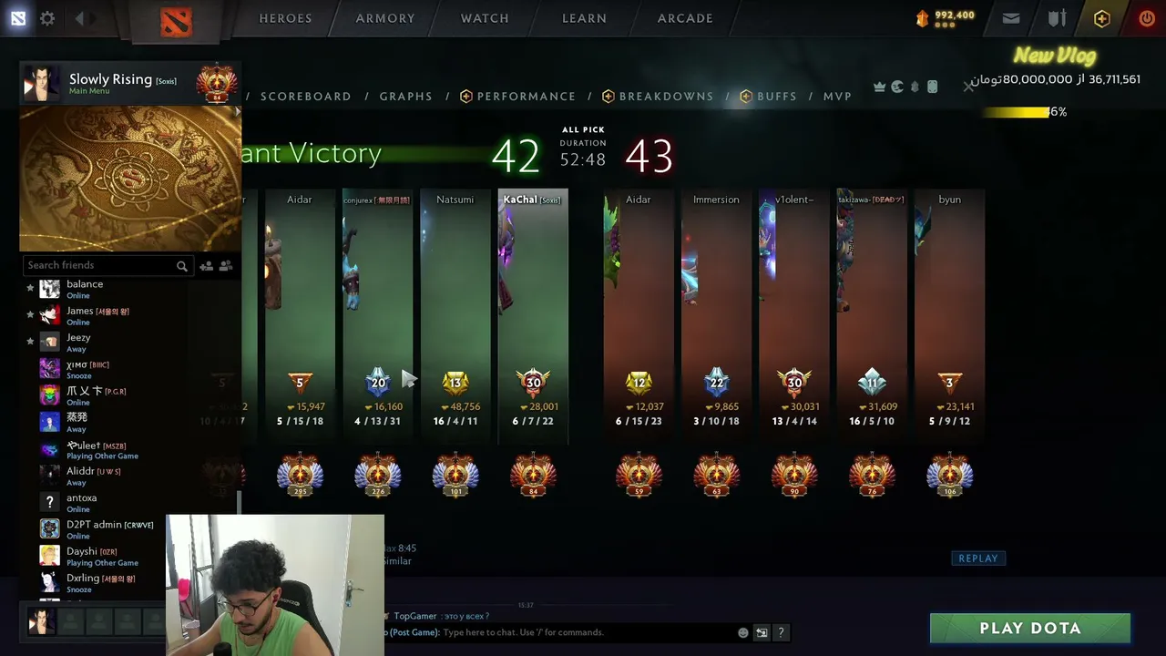 KaChalDota live stream