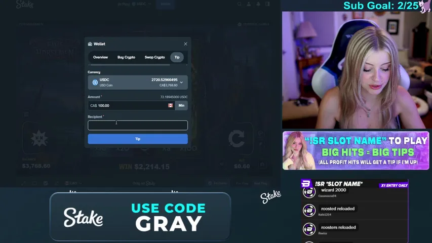 2ND STAKE STREAM. RAW. $3K START. !sr !new !discord