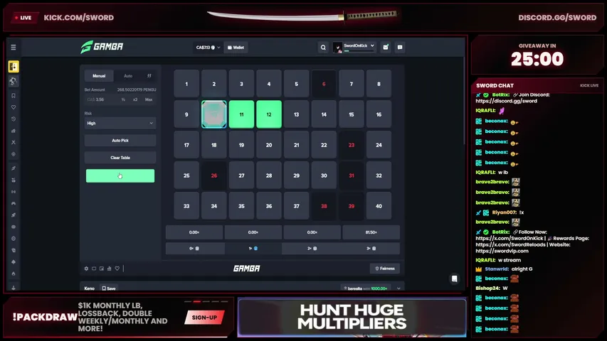 sword playing Slots & Casino - Live Casino Stream