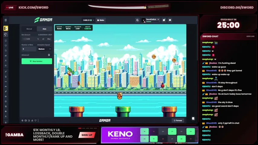sword playing Slots & Casino - Live Casino Stream