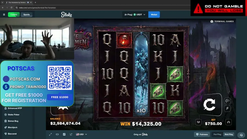 trainwreckstfr playing Slots & Casino - Live Casino Stream