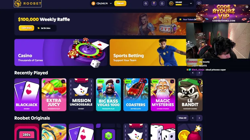 DDURZ playing Slots & Casino - Live Casino Stream