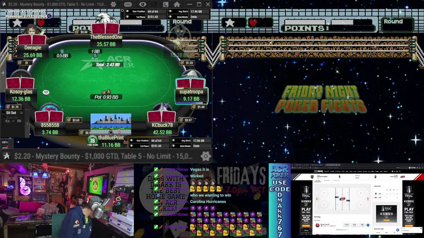 !ACR POKER & NHL PLAYOFFS 🏒 || Ep. 1779 🟢Live from thaBasement™