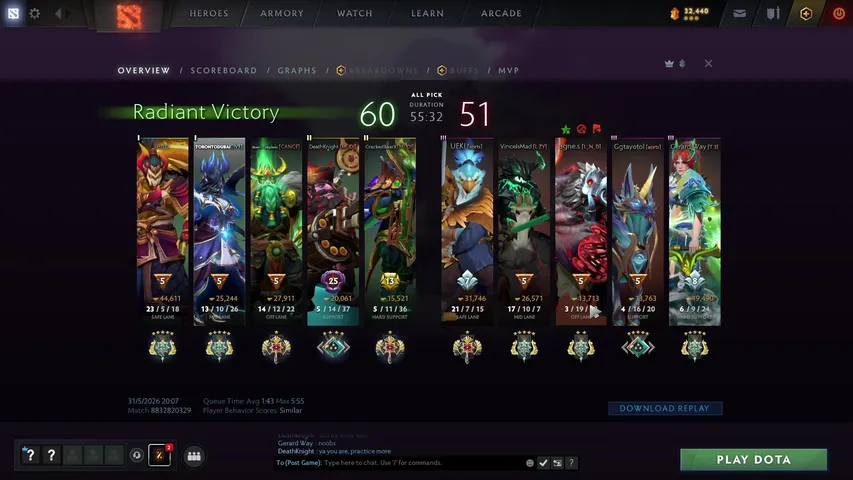 4-5K MMR

DISCORD/PROFILE: https://discord.gg/pZRyVWMz | #8383
IG: clintsamuel_