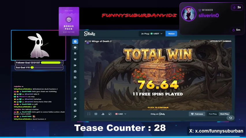 funnysuburbanvidz playing Slots & Casino - Live Casino Stream