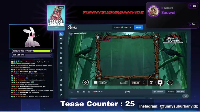 funnysuburbanvidz playing Slots & Casino - Live Casino Stream