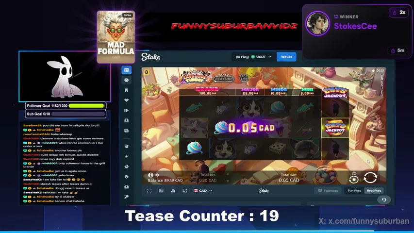 funnysuburbanvidz playing Slots & Casino - Live Casino Stream