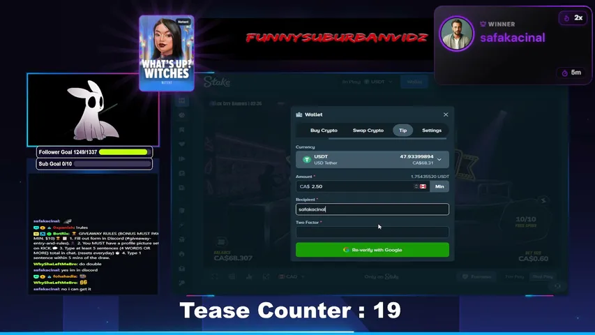 funnysuburbanvidz playing Slots & Casino - Live Casino Stream