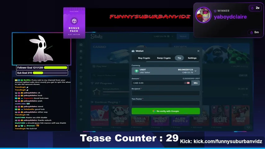 funnysuburbanvidz playing Slots & Casino - Live Casino Stream