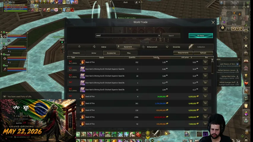 wilchen Lineage 2 stream image