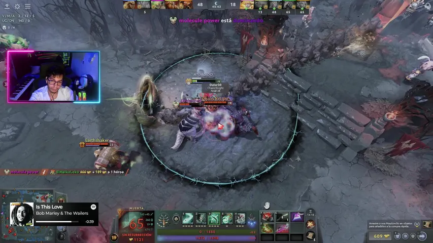 JUGANDO DOTA 2 Y OYENDO MUSICA!!!