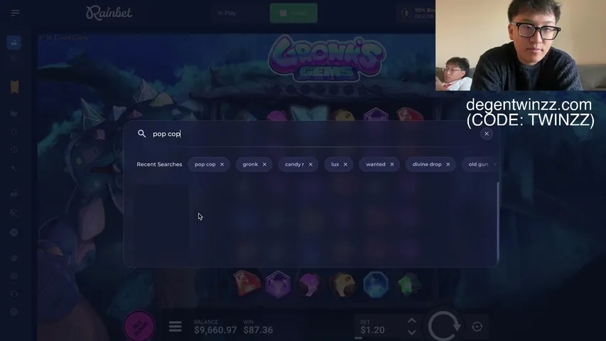 degentwinzz playing Slots & Casino - Live Casino Stream