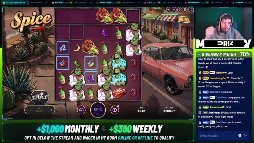 AlexJJ playing Slots & Casino - Live Casino Stream
