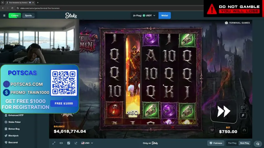 trainwreckstds playing Slots & Casino - Live Casino Stream