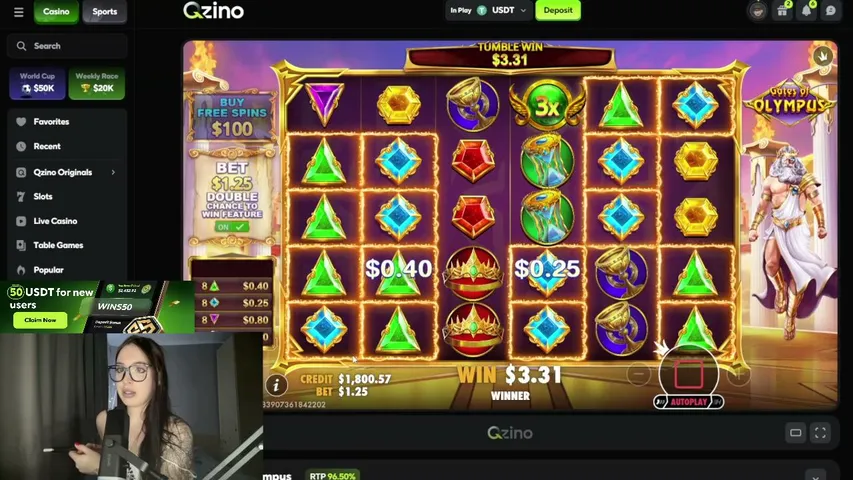 💋giving away $50 each from the QZINO project 1140% Welcome Pack 650 free spins for $1