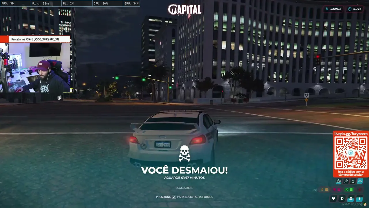 🔥🔥🔥 ROCAM DO TÁTICO DA INTERPOL!! (CAPITAL CITY) 🔥🔥🔥 Bora de sabadin de muita QRU!
