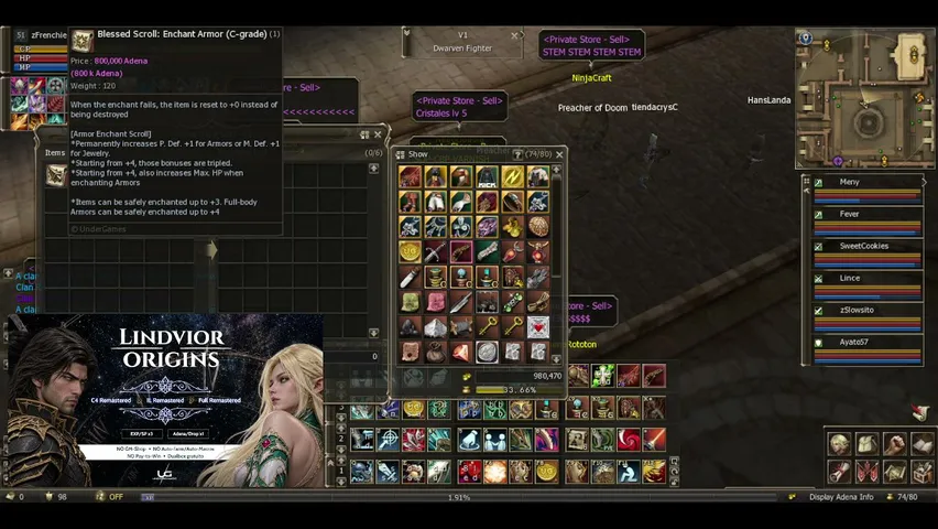 zfrenchie Lineage 2 stream image