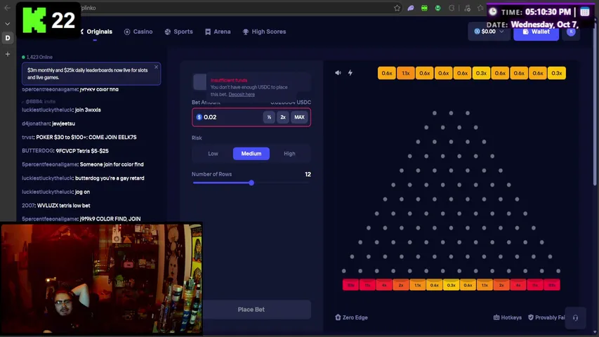 bigglobrob024 playing Slots & Casino - Live Casino Stream