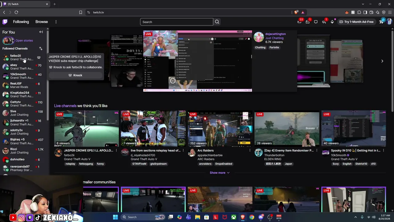 Zekiaxo live