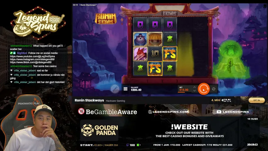 LegendSpins playing Slots & Casino - Live Casino Stream