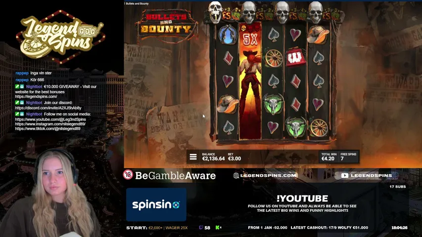 LegendSpins playing Slots & Casino - Live Casino Stream