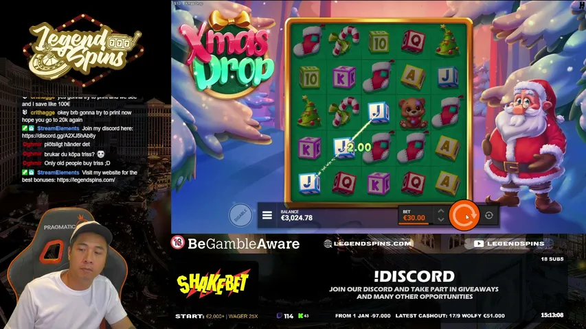 LegendSpins playing Slots & Casino - Live Casino Stream