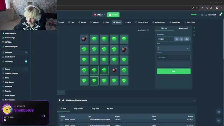 raichu1337 playing Slots & Casino - Live Casino Stream