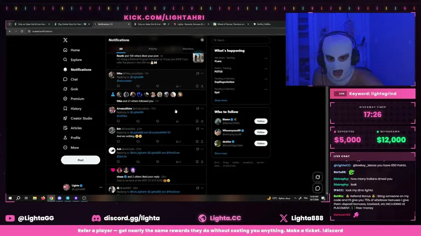 lightahri playing Slots & Casino - Live Casino Stream
