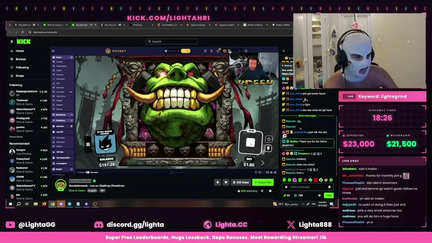 lightahri playing Slots & Casino - Live Casino Stream