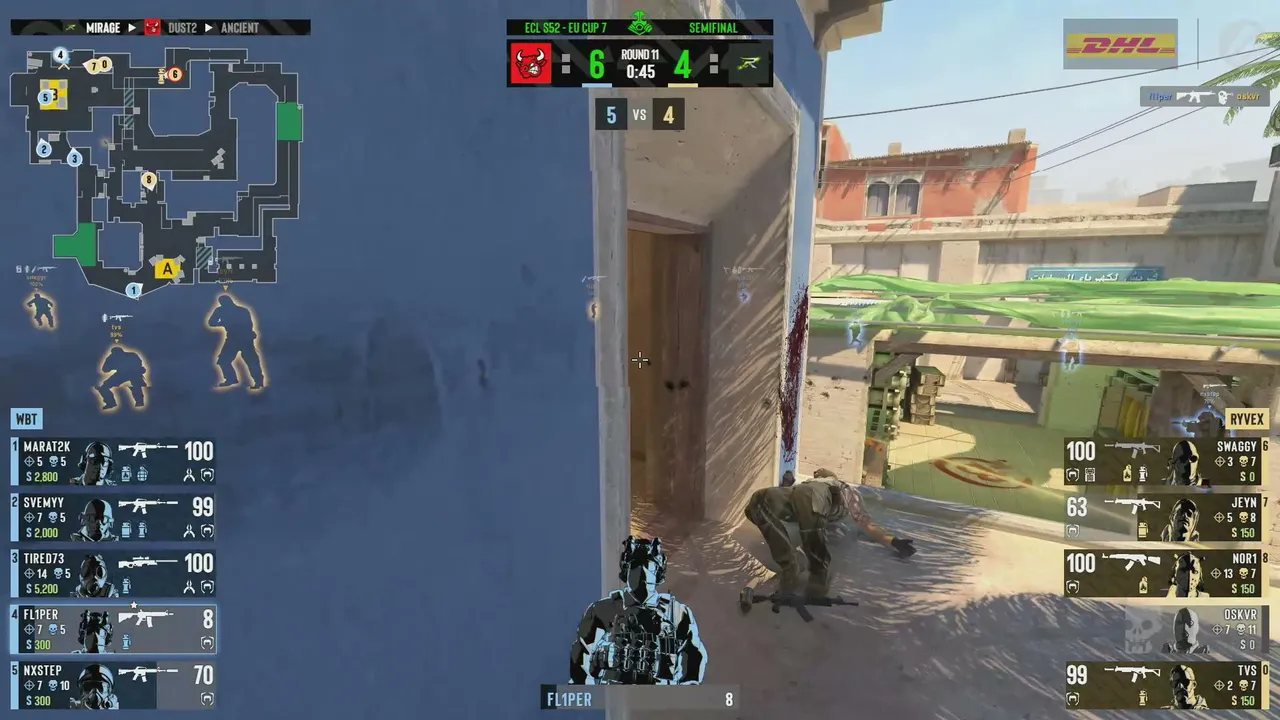 LIVE: WBT vs Ryvex - ESL Challenger League - Season 52 EU