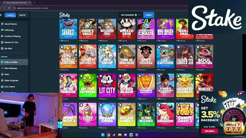 vanimy playing Slots & Casino - Live Casino Stream