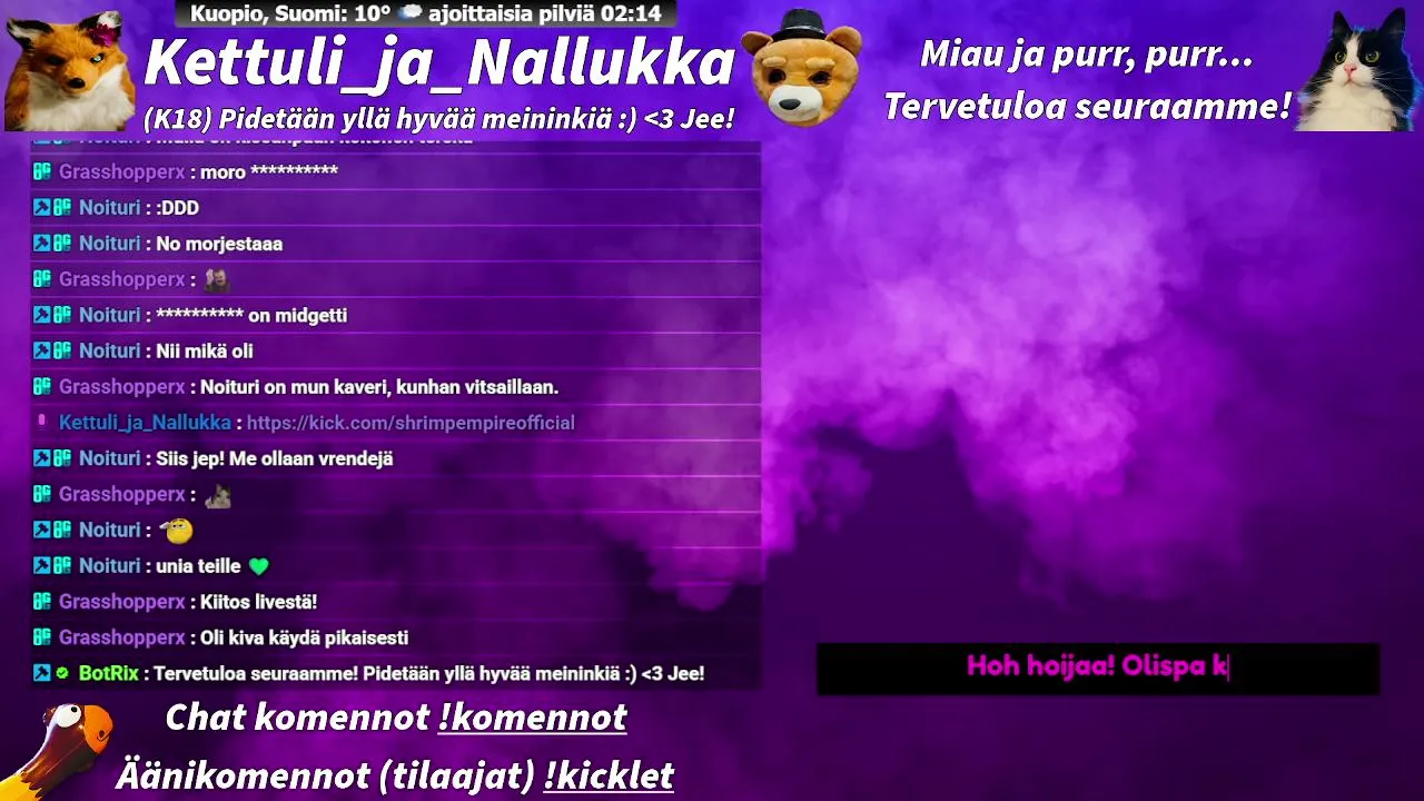 Kettuli_ja_Nallukka live
