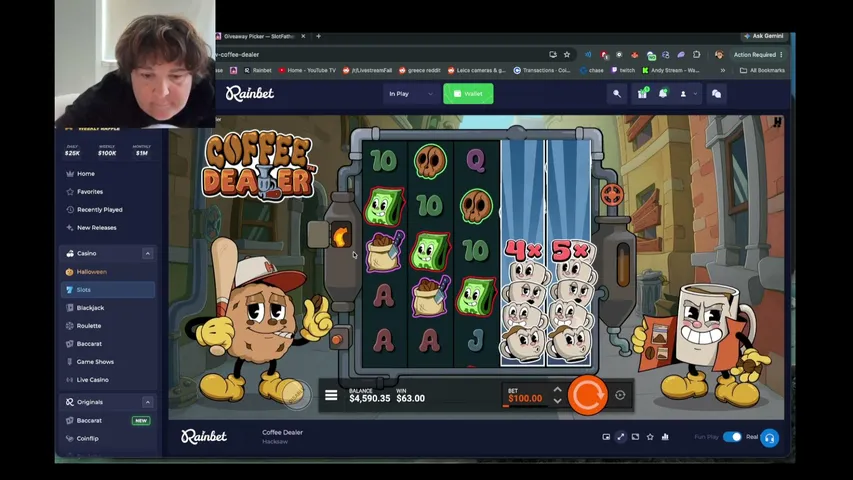 Andy playing Slots & Casino - Live Casino Stream