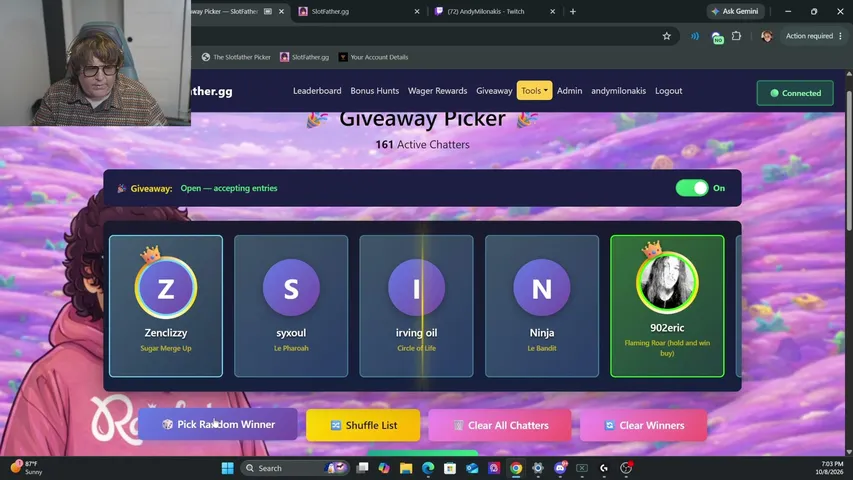 Andy playing Slots & Casino - Live Casino Stream