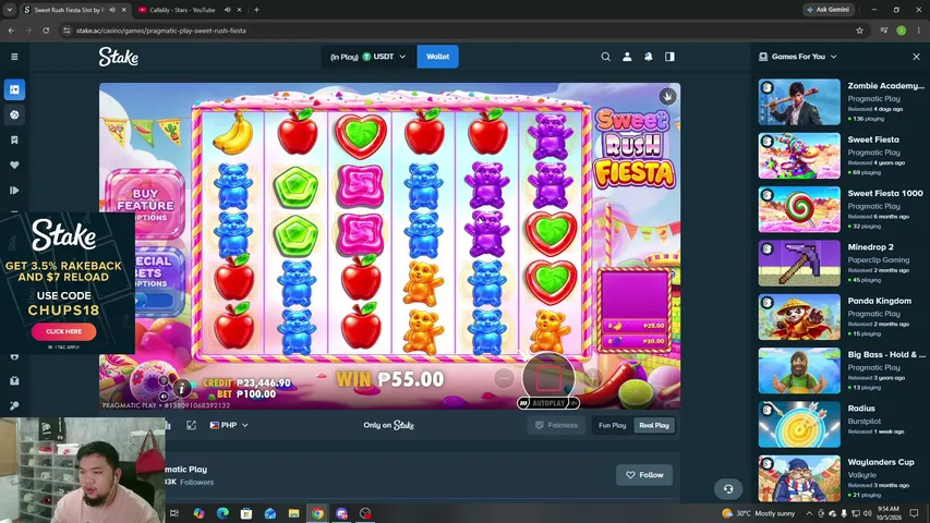 CHUPAENG playing Slots & Casino - Live Casino Stream