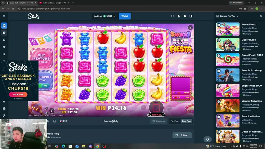 CHUPAENG playing Slots & Casino - Live Casino Stream