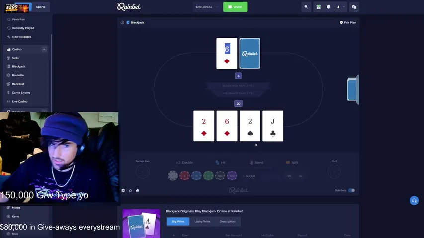 jaceleaf playing Slots & Casino - Live Casino Stream