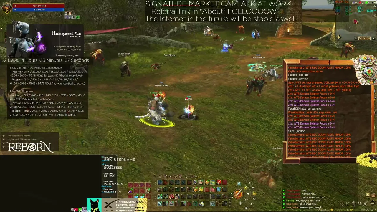 L2Reborn Legacy WAITING in GUARDIAN AFK,SIGNATURE MARKET CAM 🔴|  REFERRAL in Description #Reborn #Lineage2 #L2RebornLegacy #L2 #L2Reborn