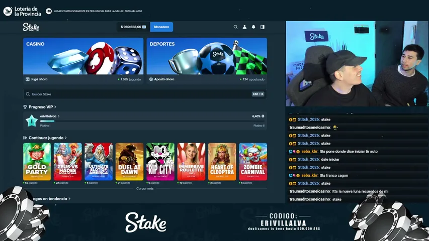 erivillalvaa playing Slots & Casino - Live Casino Stream