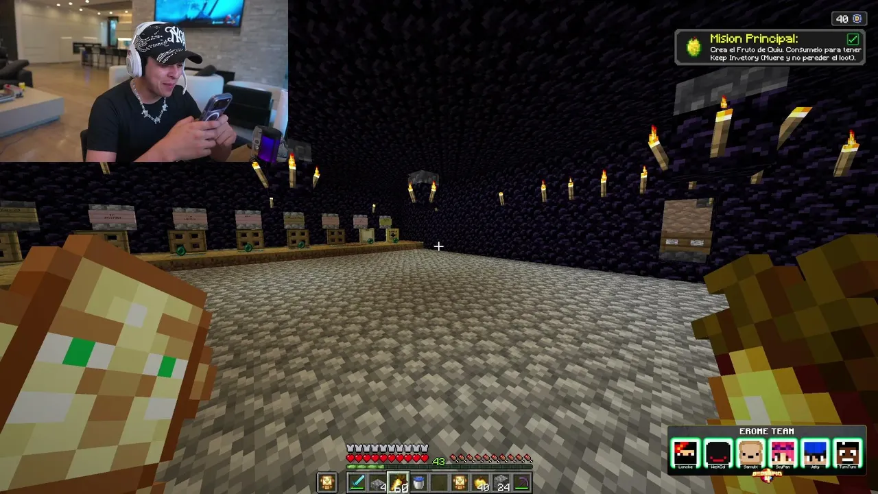 Lonche — DEDSAFIO MINECRAFT 4 | DÍA 8 EVENTO EN UN NUEVO MUNDO