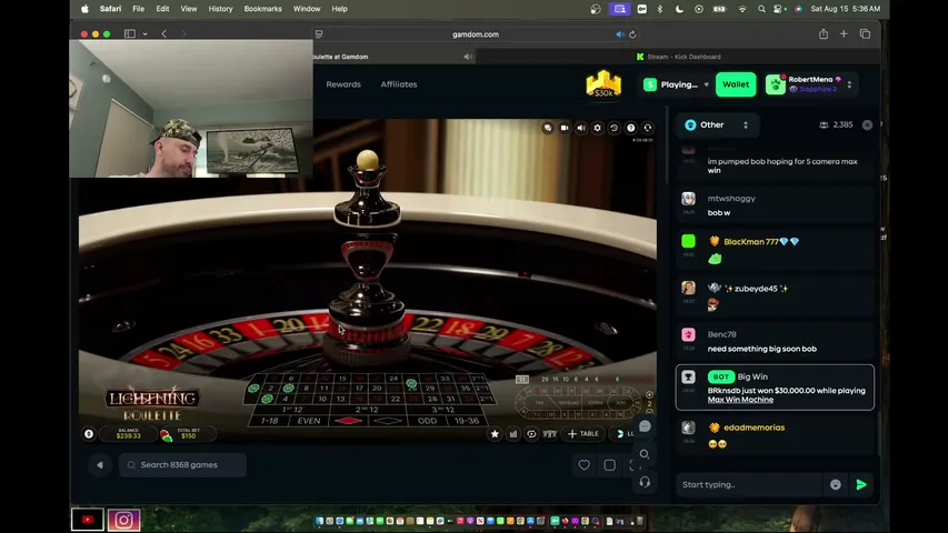 bobmenery playing Slots & Casino - Live Casino Stream
