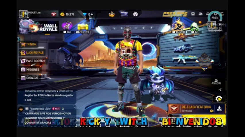 BIENVENIDO A TU FAMILIA VIRTUAL JUGAMOS EN REGIONES SUR EEUU Y NORTE VEN Y JUEGA CONMIGO EN EL LIVE