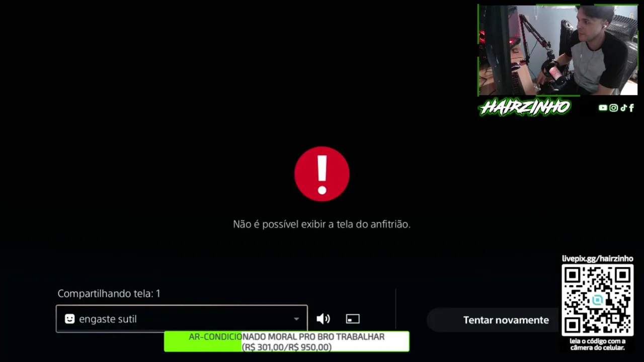 Hairzinho live stream