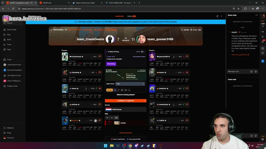 Borizona playing Counter-Strike 2 - Live Casino Stream