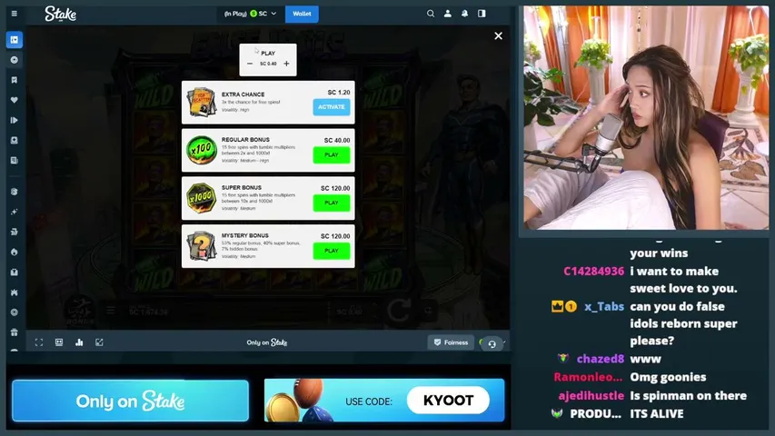 diamondzoe playing Slots & Casino - Live Casino Stream