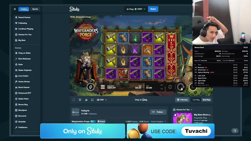 tuvachi playing Slots & Casino - Live Casino Stream